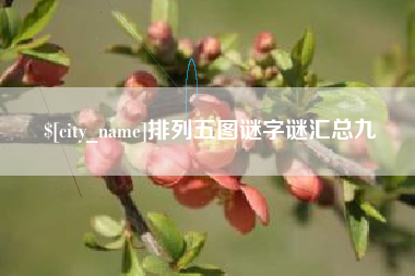 平凉排列五图谜字谜汇总九