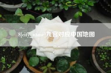 平凉九宫对应中国地图