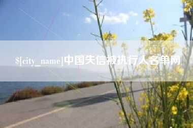 平凉中国失信被执行人名单网