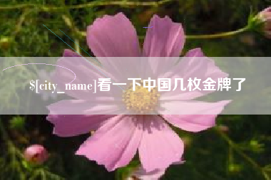 平凉看一下中国几枚金牌了