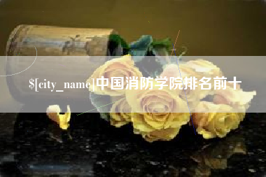 平凉中国消防学院排名前十