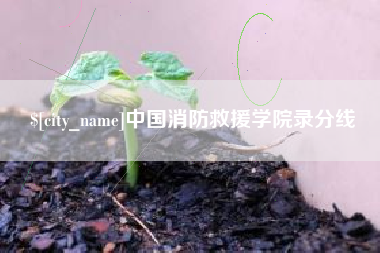 平凉中国消防救援学院录分线