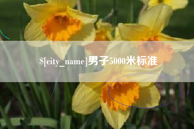 平凉男子5000米标准