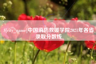 平凉中国消防救援学院2021年各省录取分数线