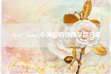 平凉中国消防救援学院日常