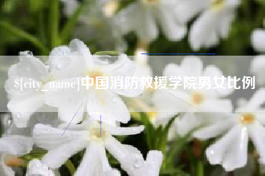 平凉中国消防救援学院男女比例