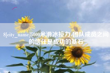 平凉5000米滑冰接力-团队成员之间的信任是成功的基石