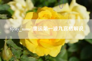 平凉奥运第一波九宫格解说