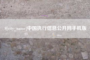平凉中国执行信息公开网手机版