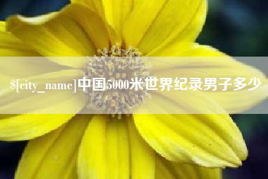 平凉中国5000米世界纪录男子多少