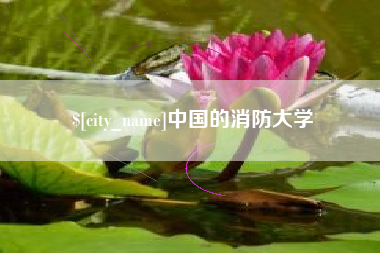 平凉中国的消防大学