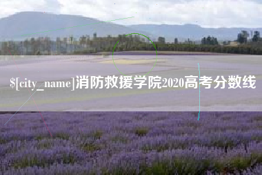 平凉消防救援学院2020高考分数线