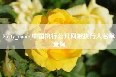 平凉中国执行公开网被执行人名单查询