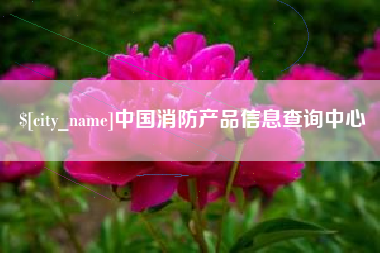 平凉中国消防产品信息查询中心