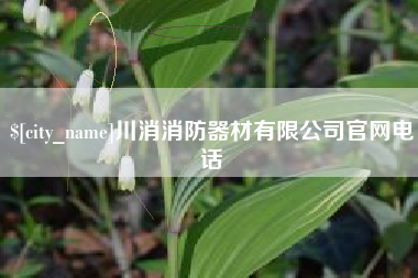 平凉川消消防器材有限公司官网电话