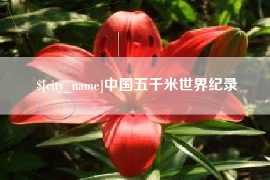 平凉中国五千米世界纪录