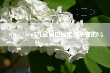 平凉九宫星位是定位不变的吗