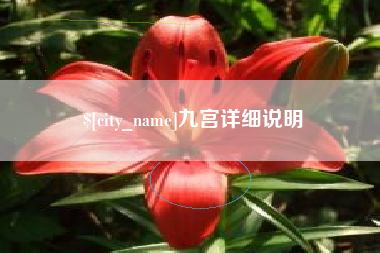 平凉九宫详细说明