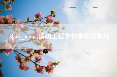 平凉消防工程学校录取分数线