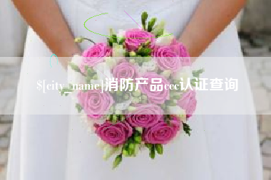 平凉消防产品ccc认证查询