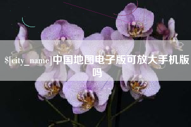 平凉中国地图电子版可放大手机版吗
