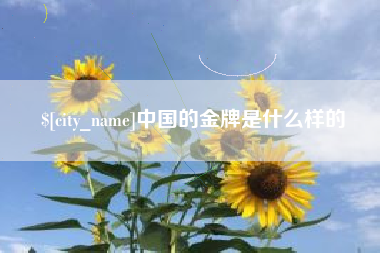 平凉中国的金牌是什么样的