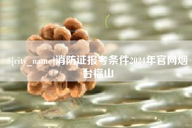 平凉消防证报考条件2024年官网烟台福山